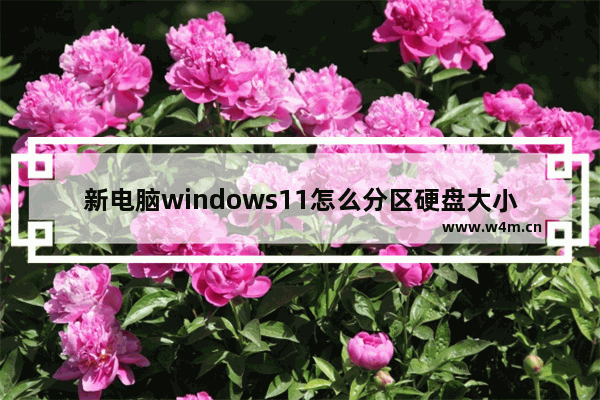 新电脑windows11怎么分区硬盘大小不一样 新电脑windows11怎么分区硬盘大小不一样问题解析