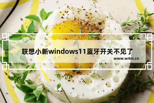 联想小新windows11蓝牙开关不见了怎么办 联想小新windows11蓝牙开关不见了解决方法