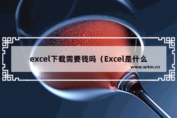 excel下载需要钱吗（Excel是什么软件）