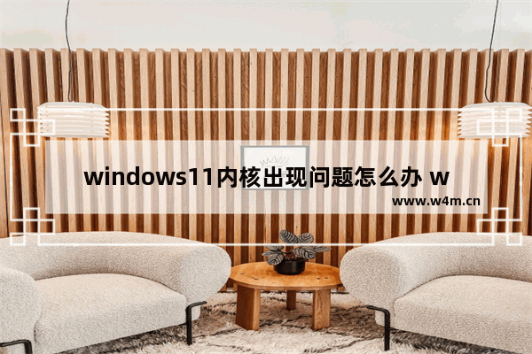 windows11内核出现问题怎么办 windows11内核出现问题解决方法