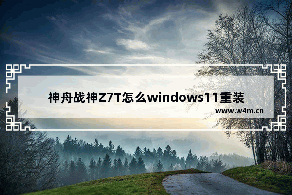 神舟战神Z7T怎么windows11重装系统 神舟战神Z7T一键重装windows11系统教学