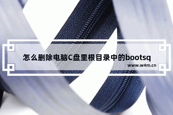 怎么删除电脑C盘里根目录中的bootsqm.dat文件?