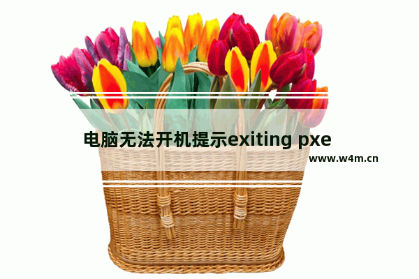 电脑无法开机提示exiting pxe rom的解决办法