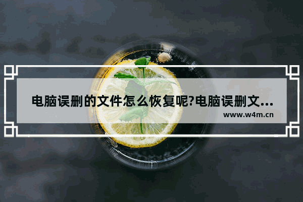 电脑误删的文件怎么恢复呢?电脑误删文件恢复方法介绍