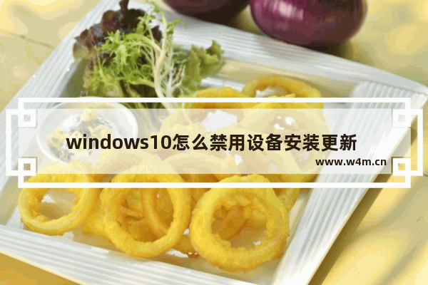 windows10怎么禁用设备安装更新 windows10如何禁用设备安装更新