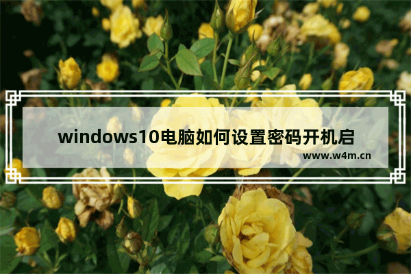 windows10电脑如何设置密码开机启动程序快捷键 windows10电脑如何设置密码开机启动程序快捷键方法