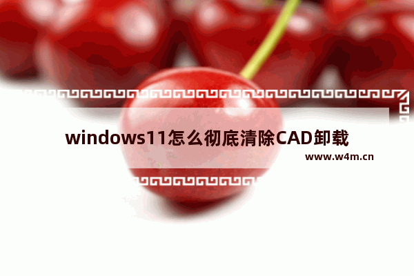 windows11怎么彻底清除CAD卸载残留 windows11彻底清除CAD软件操作教学