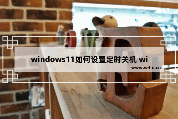 windows11如何设置定时关机 windows11定时关机设置