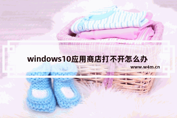 windows10应用商店打不开怎么办 windows10应用商店打不开解决方法