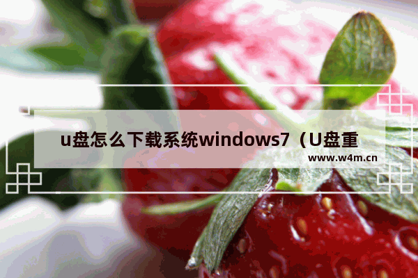 u盘怎么下载系统windows7（U盘重装系统windows7步骤教程）