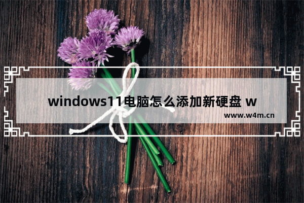 windows11电脑怎么添加新硬盘 windows11电脑安装新硬盘操作方法分享