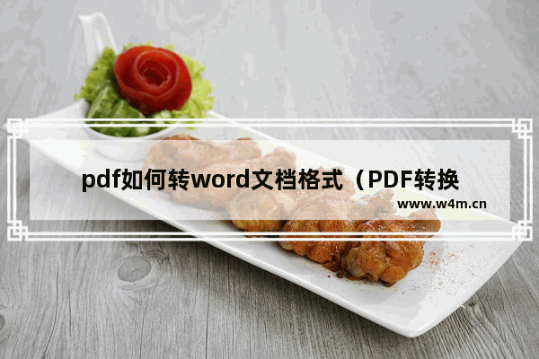 pdf如何转word文档格式（PDF转换成Word最简单的方法）