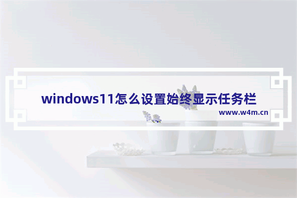 windows11怎么设置始终显示任务栏 windows11始终显示任务栏设置方法介绍