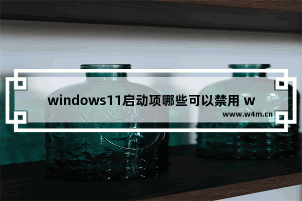 windows11启动项哪些可以禁用 windows11启动项优化