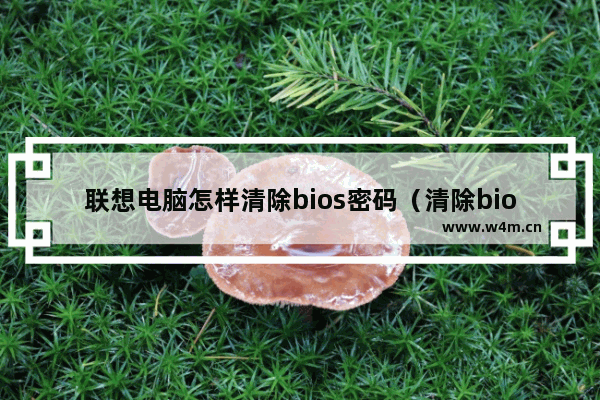 联想电脑怎样清除bios密码（清除bios硬盘密码的方法）