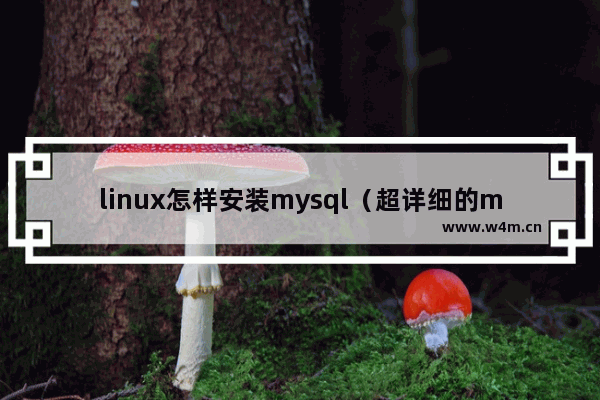 linux怎样安装mysql（超详细的mysql下载与安装教程）