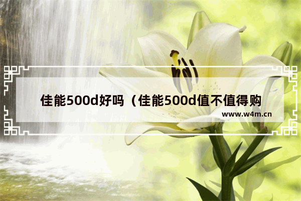 佳能500d好吗（佳能500d值不值得购买）