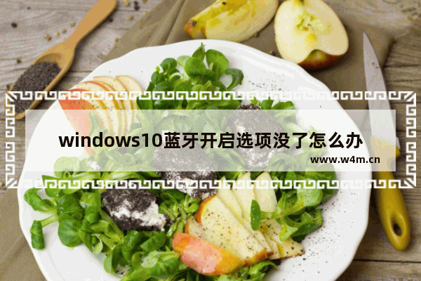 windows10蓝牙开启选项没了怎么办 windows10蓝牙开启选项没了解决方案