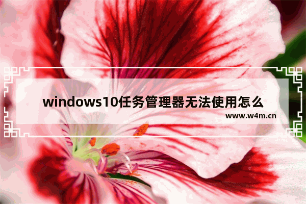 windows10任务管理器无法使用怎么办 windows10任务管理器无法使用解决方法