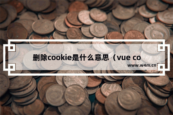 删除cookie是什么意思（vue cookie 用法介绍）