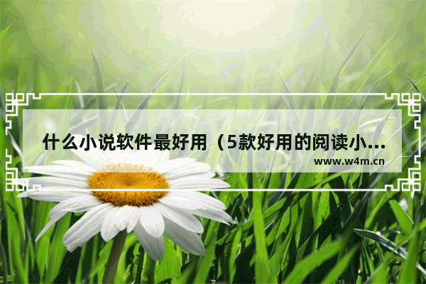 什么小说软件最好用（5款好用的阅读小说APP软件）