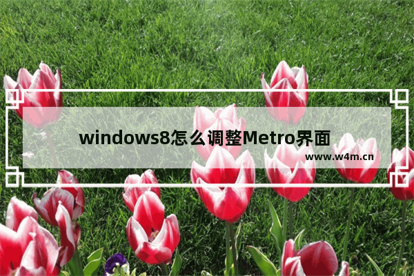 windows8怎么调整Metro界面 windows8调整Metro界面教程