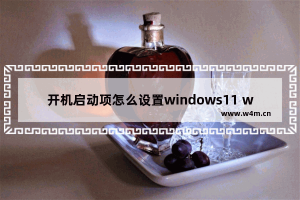 开机启动项怎么设置windows11 windows11开机启动项设置的方法