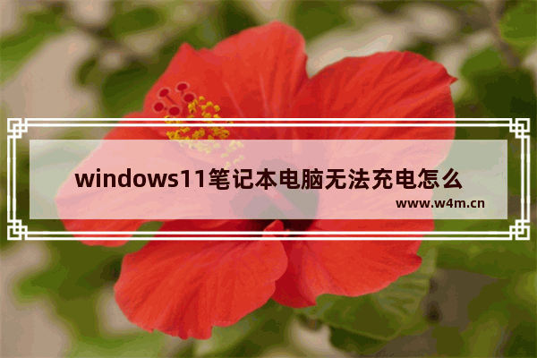 windows11笔记本电脑无法充电怎么回事 windows11笔记本不能充电解决方法分享