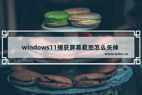 windows11捕获屏幕截图怎么关掉 windows11捕获屏幕截图关闭教程