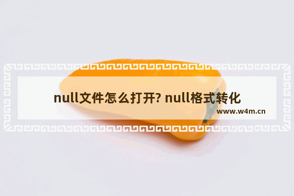 null文件怎么打开? null格式转化为rar格式打开的方法