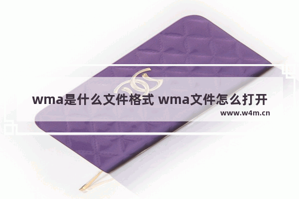 wma是什么文件格式 wma文件怎么打开？