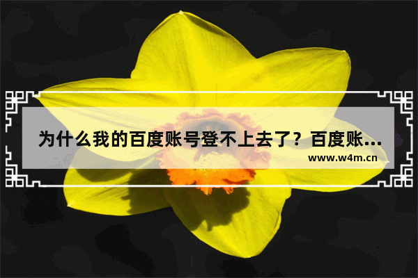 为什么我的百度账号登不上去了？百度账号无法登录现象的解决方法介绍