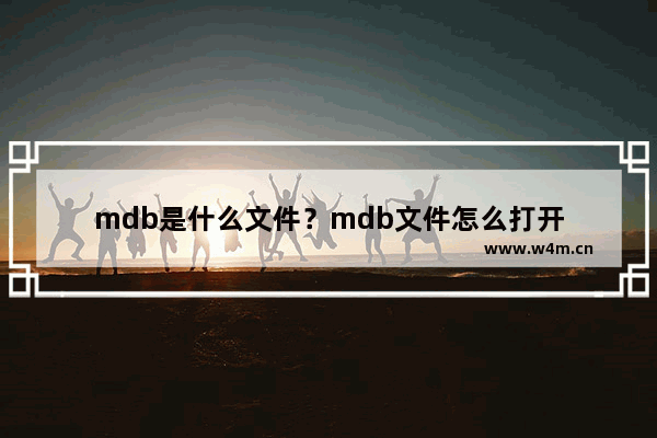 mdb是什么文件？mdb文件怎么打开