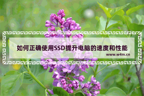 如何正确使用SSD提升电脑的速度和性能