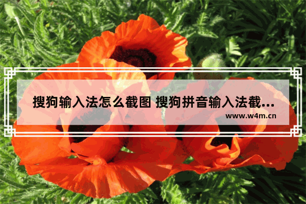 搜狗输入法怎么截图 搜狗拼音输入法截屏快捷键设置及使用教程