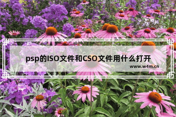 psp的ISO文件和CSO文件用什么打开具体该怎么操作