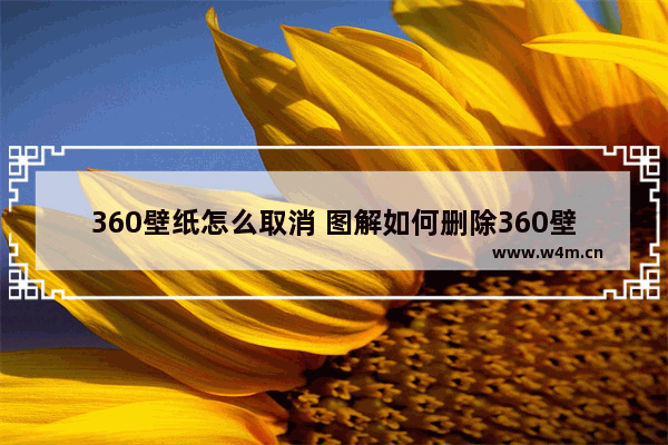 360壁纸怎么取消 图解如何删除360壁纸