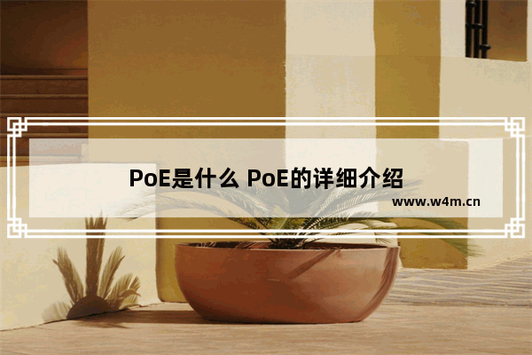 PoE是什么 PoE的详细介绍