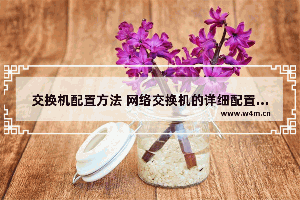 交换机配置方法 网络交换机的详细配置方法(图文教程)