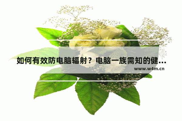 如何有效防电脑辐射？电脑一族需知的健康常识