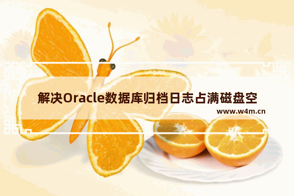 解决Oracle数据库归档日志占满磁盘空间问题