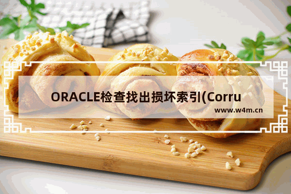 ORACLE检查找出损坏索引(Corrupt Indexes)的方法详解