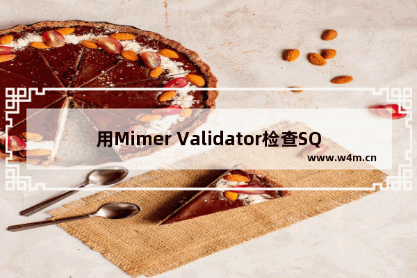 用Mimer Validator检查SQL查询