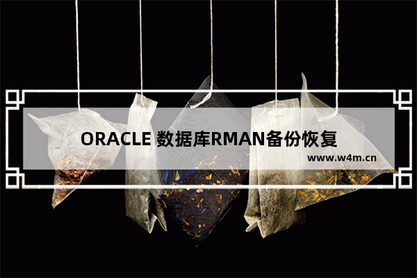 ORACLE 数据库RMAN备份恢复