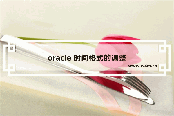 oracle 时间格式的调整