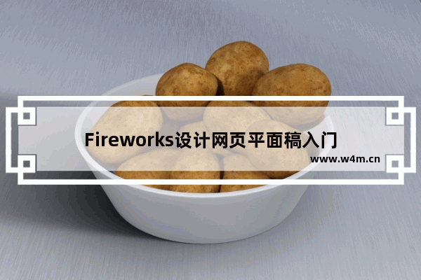 Fireworks设计网页平面稿入门