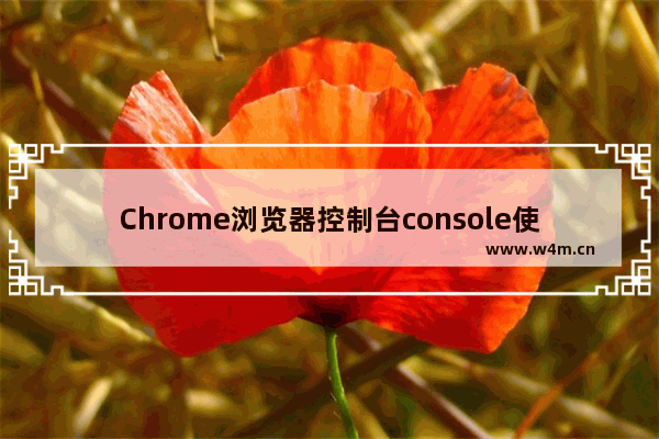 Chrome浏览器控制台console使用详解