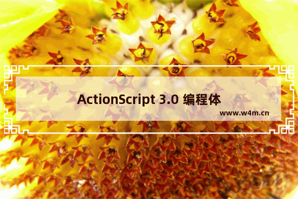 ActionScript 3.0 编程体验