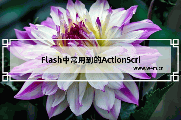 Flash中常用到的ActionScript控制语句用法