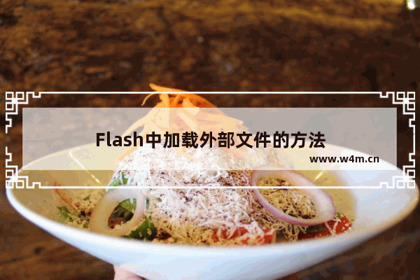 Flash中加载外部文件的方法